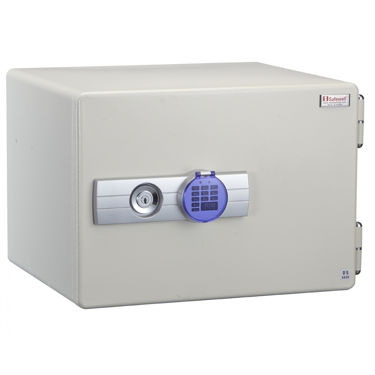 Safewell DS-36EK DS系列 韓國1小時防火夾萬 (電子鎖/珍珠白)